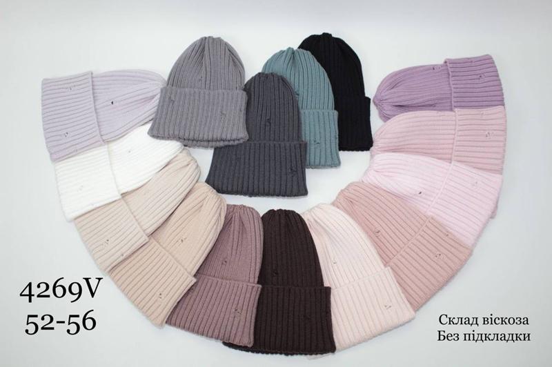 Шапка Candy (52-56) 4269V mix (деми)