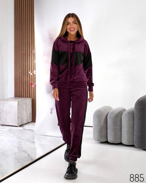 Костюм спорт Romeo life (42-56) 885 wine (деми)