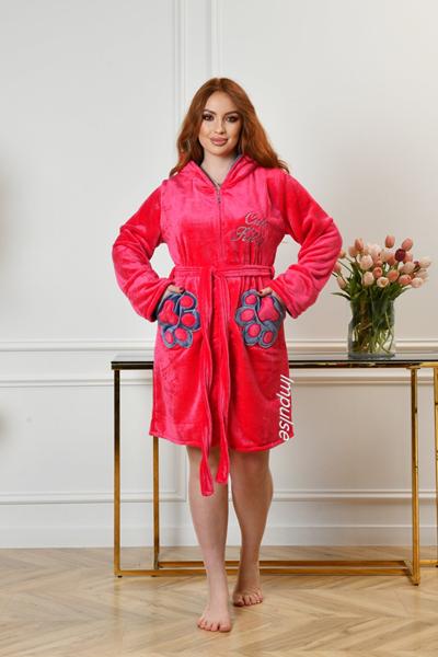 Халат Romeo life (48-52) RL1045 red (деми)