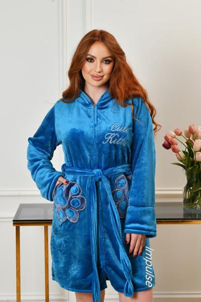 Халат Romeo life (48-52) RL1047 l.blue (деми)