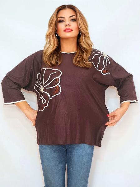 Свитер Romeo life (54-58) RL966 brown (деми)