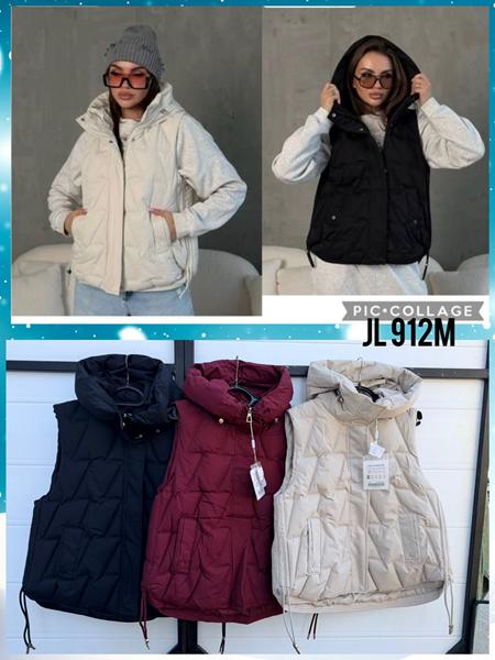 Жилетка Dorimodes (M-2XL) 912M beige (деми)