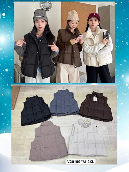 Жилетка Dorimodes (M-2XL) JL26169 brown (деми)