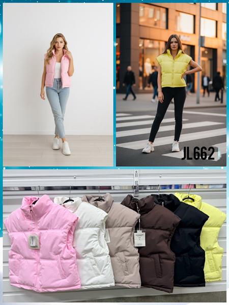 Жилетка Dorimodes (M-XL) JL662 beige (деми)