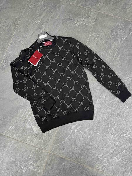 Свитер F.T.H (S-2XL) F722 black (деми)