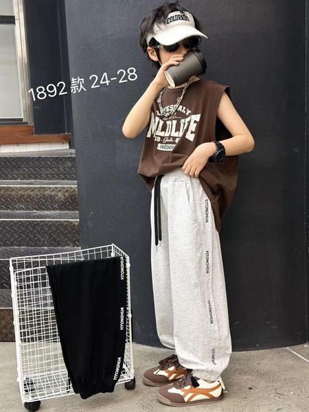 Штаны спорт Фунтик (6-10) 1892 black (деми)