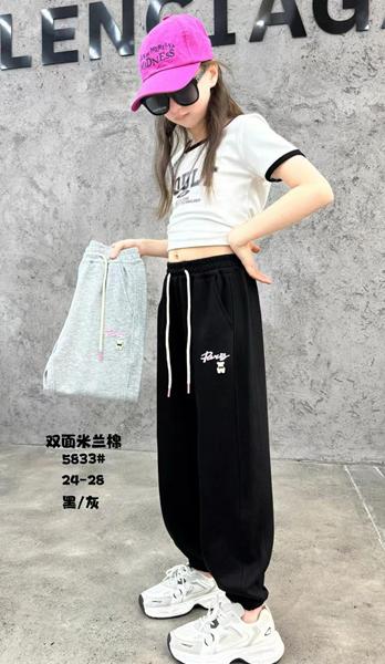 Штаны спорт Фунтик (6-10) 5833 black (деми)