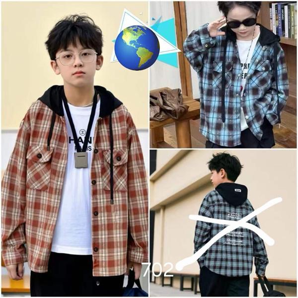 Рубашка Фунтик (6-10) 702 brown (деми)