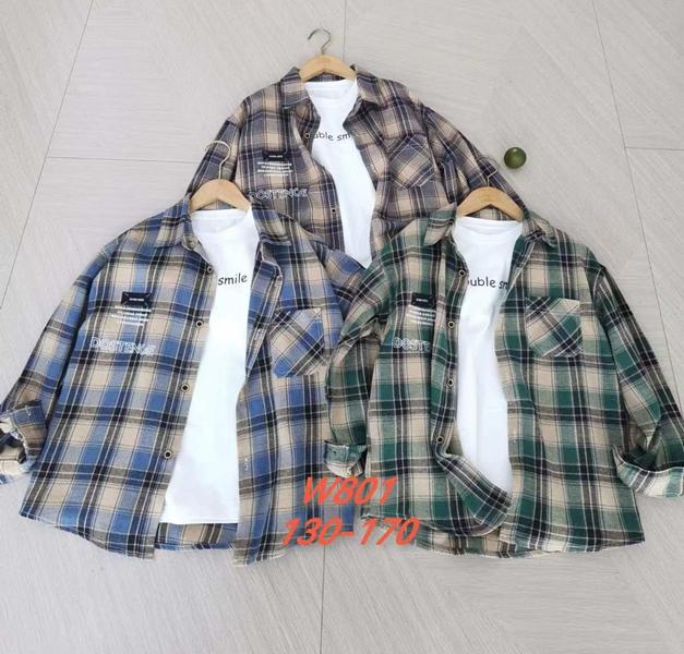 Рубашка Фунтик (8-12) 801 green (деми)