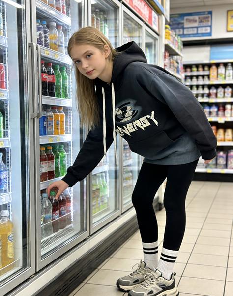 Худи Yalisi (150-180) 8053 black (деми)