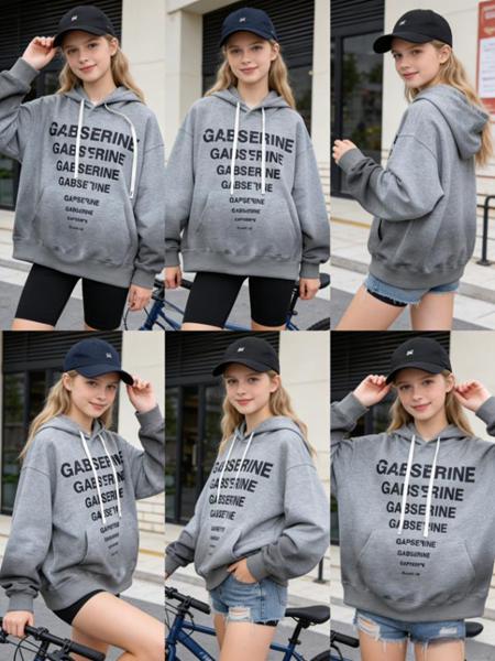 Худи Yalisi (150-180) UT8052 grey (деми)