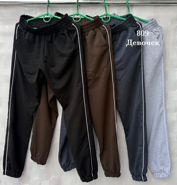 Штаны спорт Shon (40-48) S2376 brown (деми)