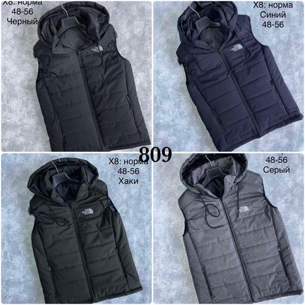 Жилетка Shon (48-56) X8 grey (деми)