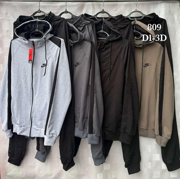 Костюм спорт Shon (48-56) S2426 black (деми)