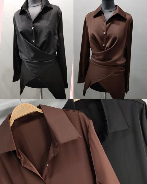 Блузка Style Nadezhda (one size) 1655 brown (деми)