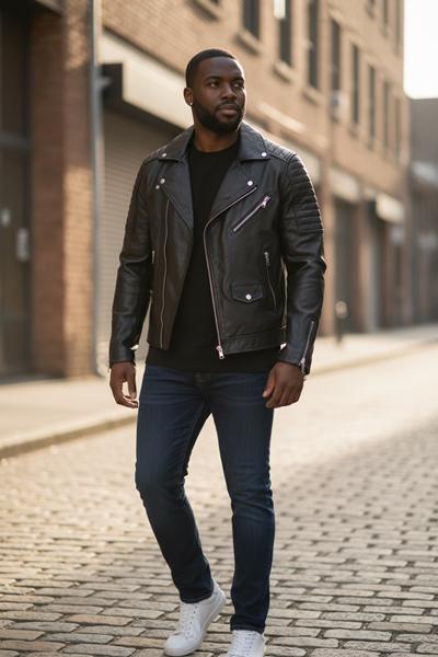 Куртка LiOpt (48-60) L04 black (деми)