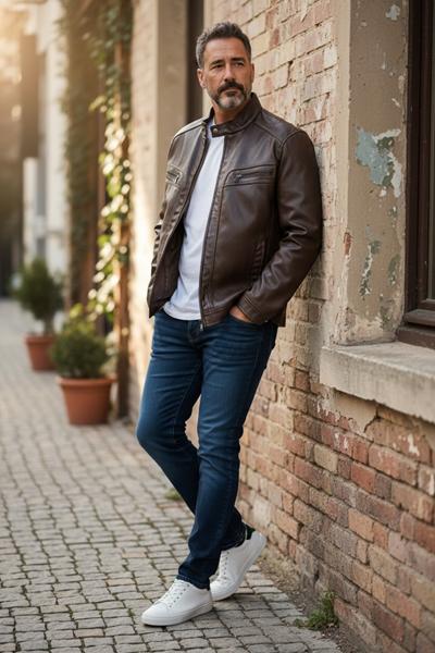 Куртка LiOpt (48-60) L10 brown (деми)