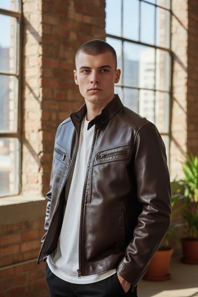 Куртка LiOpt (48-60) L25 brown (деми)