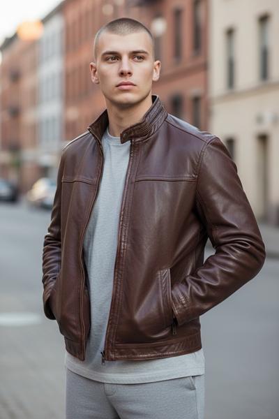 Куртка LiOpt (48-60) L27 brown (деми)