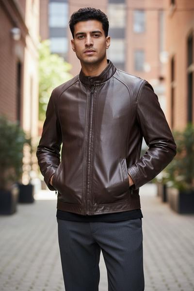 Куртка LiOpt (48-60) L30 brown (деми)