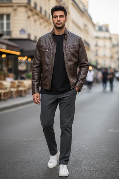 Куртка LiOpt (48-60) L34 brown (деми)