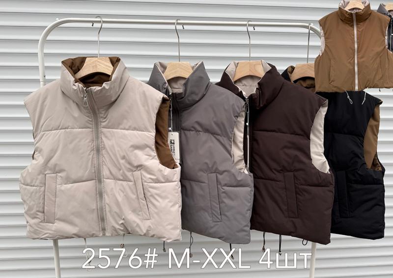 Жилетка DGMD (M-2XL) 2576 beige (деми)