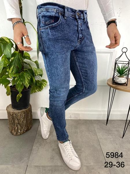 Джинсы Maxim Jeans (29-36) 5984 blue (деми)