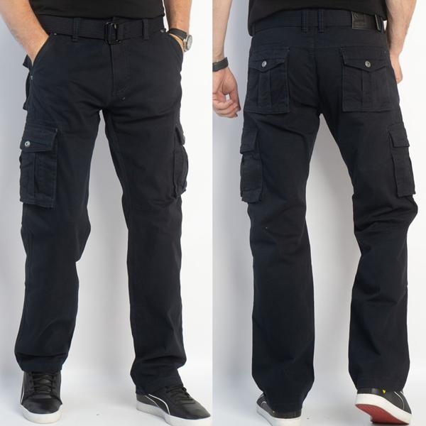 Штаны Maxim Jeans (30-38) 1672-8 black (деми)