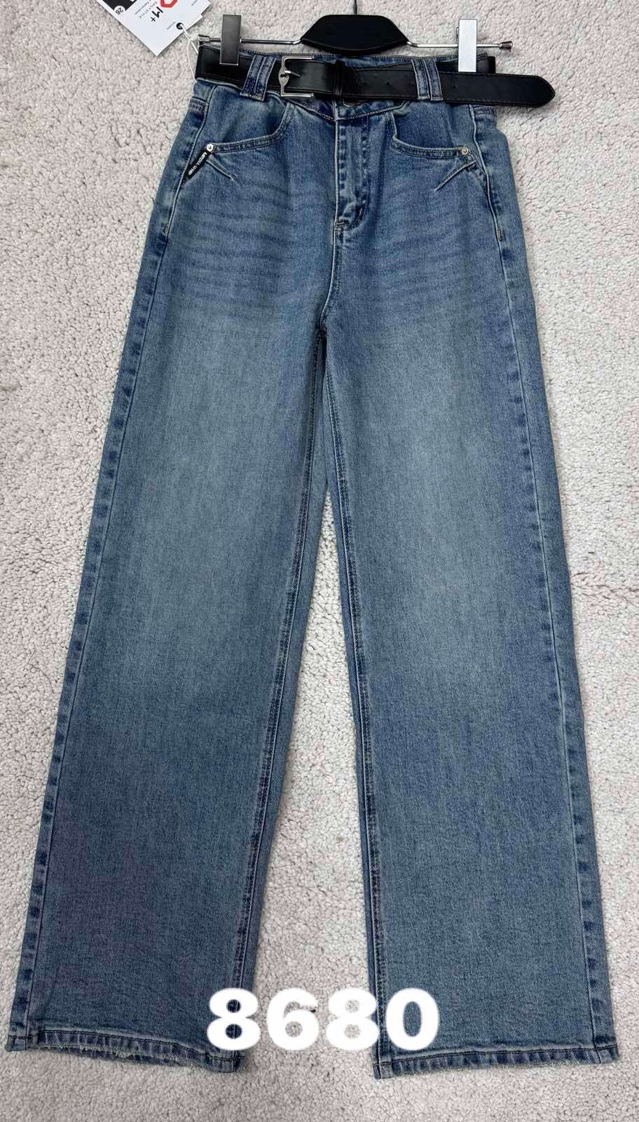 Джинсы DIVO (26-31) 8680 l.blue (деми)