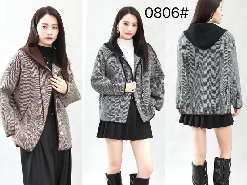 Пальто DIVO (one size) 0806 grey (деми)