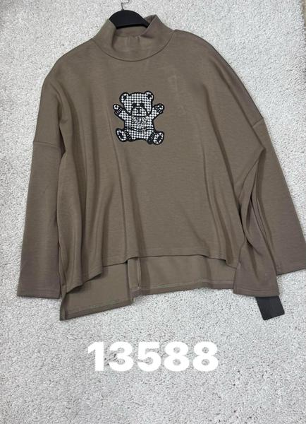 Свитер DIVO (one size) 13588 l.brown (деми)