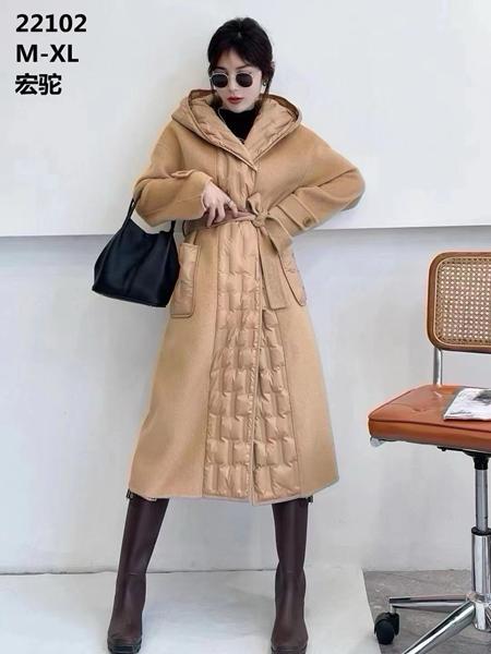 Пальто DIVO (M-L) 22102 d.beige (деми)