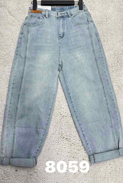 Джинсы DIVO (S-XL) 8059 l.blue (деми)