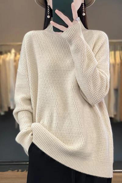 Свитер DIVO (one size) DV396 beige (зима)