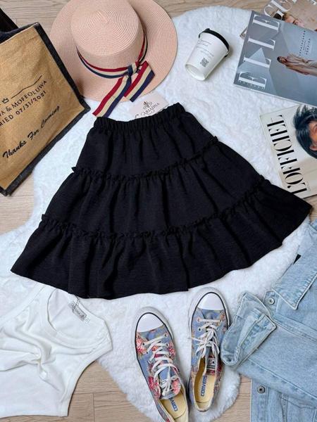 Юбка Arina (42-46) 2456 black (лето)