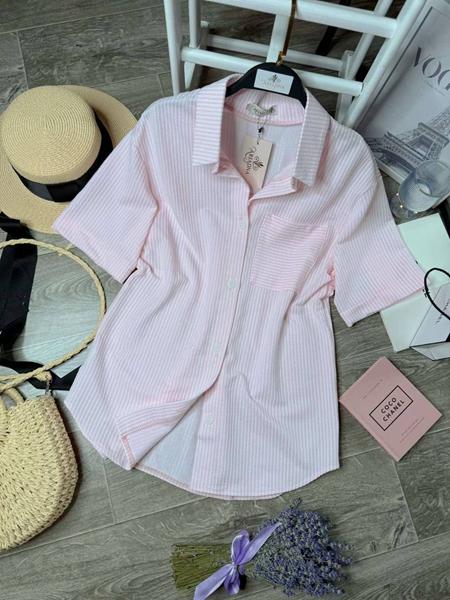 Рубашка Arina (42-48) 2463 pink (лето)