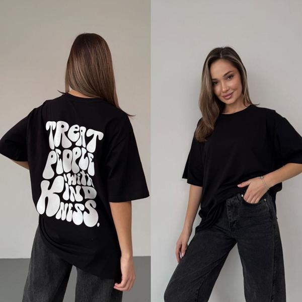 Футболка Arina (42-50) 4190 black (лето)