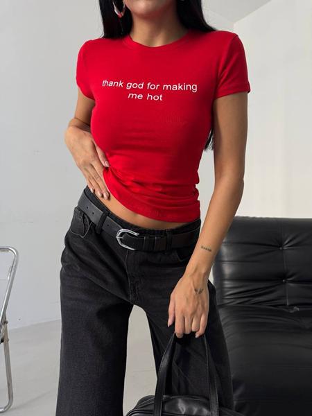 Футболка Arina (42-48) 4206 red (лето)