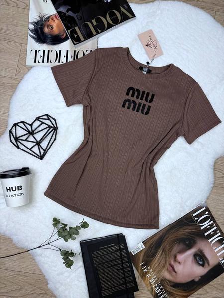 Футболка Arina (42-48) 4209 brown (лето)