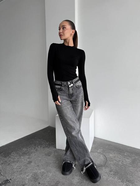 Свитер Arina (42-48) 5171 black (деми)