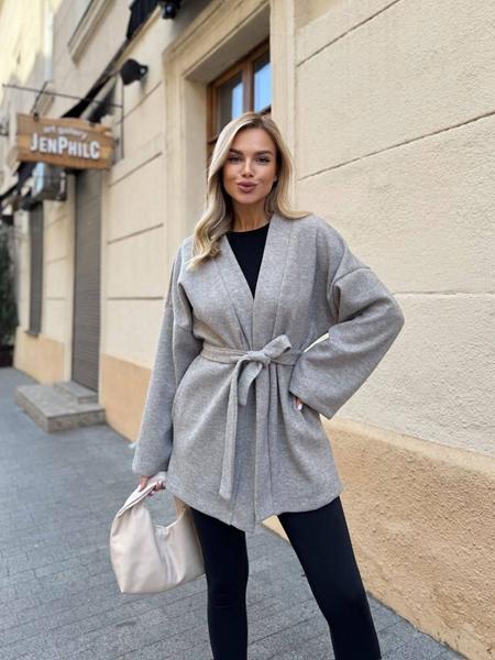 Кардиган Arina (42-48) 1665 grey (деми)