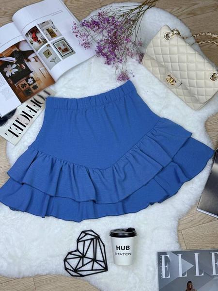 Юбка Arina (42-48) 2447 l.blue (лето)
