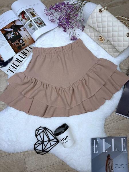 Юбка Arina (42-48) 2447 l.brown (лето)