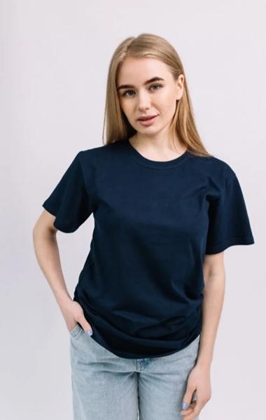 Футболка Sport style (M-2XL) 08 navy (лето)