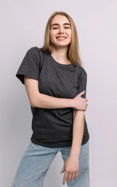 Футболка Sport style (3XL-6XL) 080 d.grey (лето)