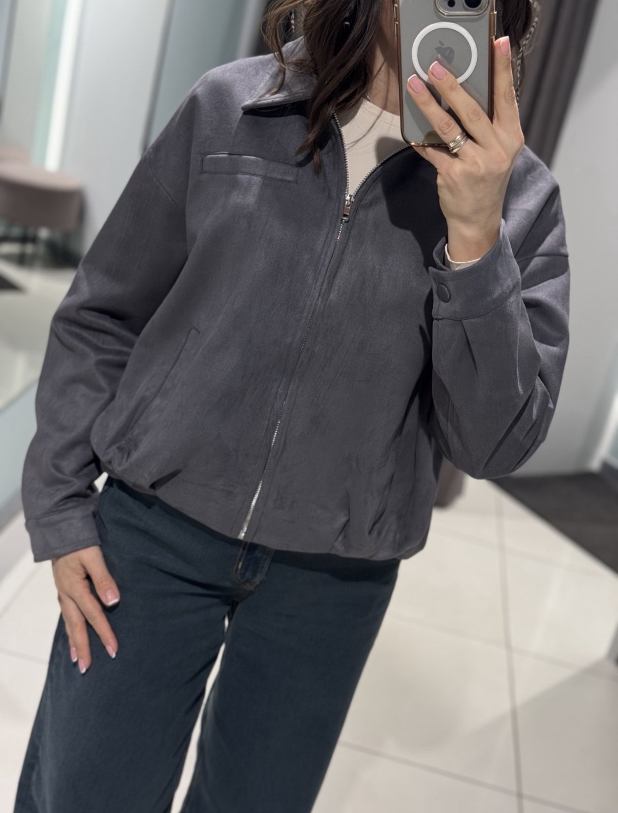 Куртка Comod (S-L) 1766 grey (деми)