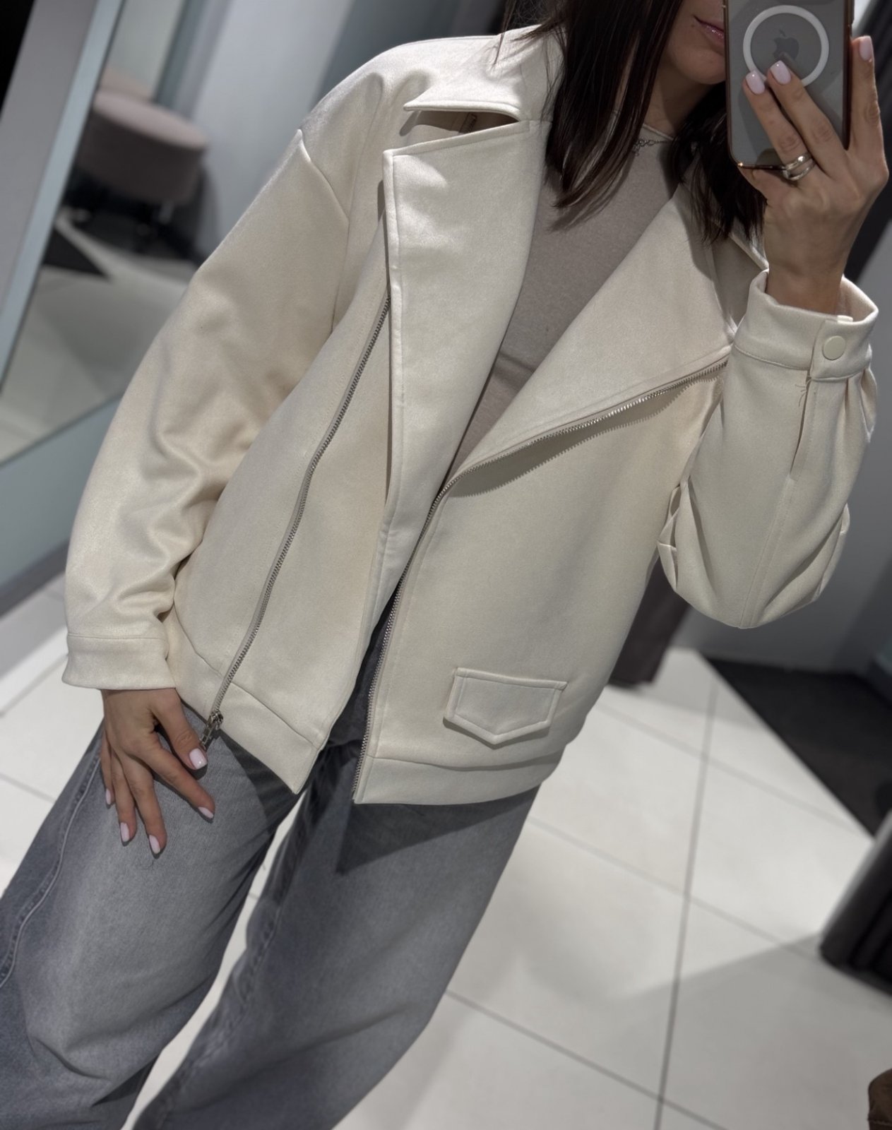 Куртка Comod (S-L) 1769 milk (деми)