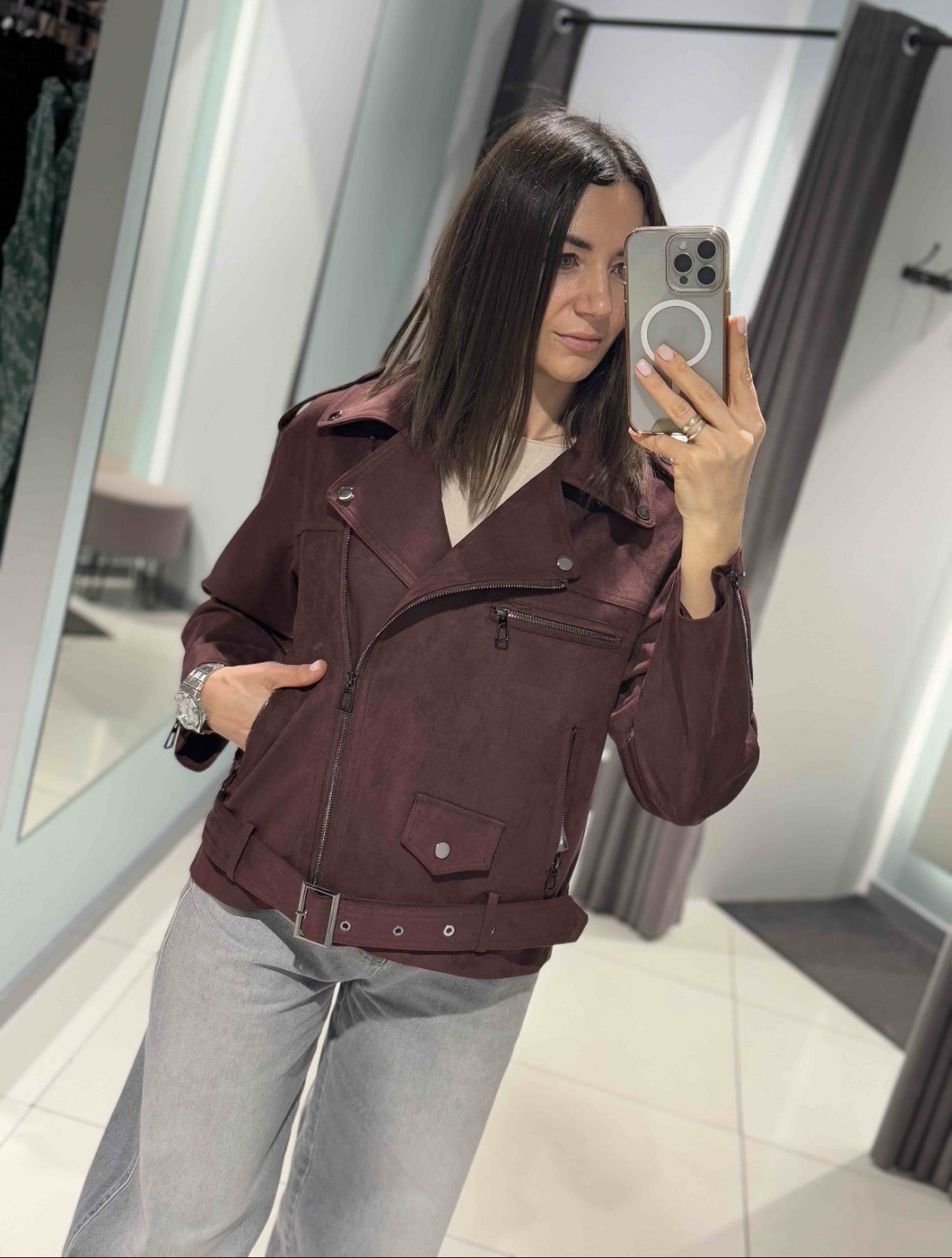 Куртка Comod (S-XL) 17966 brown (деми)