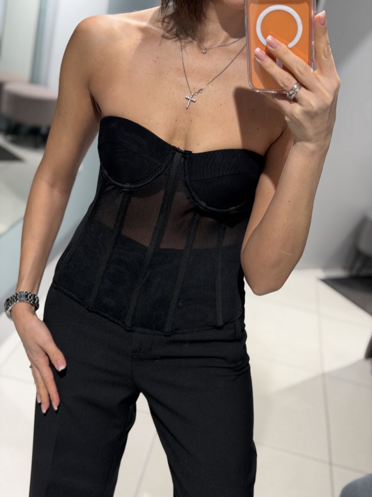 Корсет Comod (S-L) 1930 black (лето)