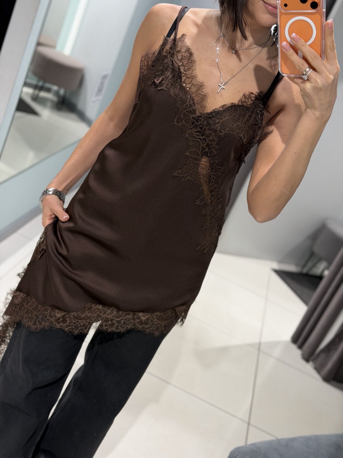 Туника Comod (S-L) 2281 brown (лето)